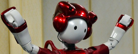 Científicos japoneses presentan un pequeño robot capaz de dialogar, hacer bromas y analizar las reacciones de las personas. Emiew es un pequeño robot rojo y blanco de 80 centímetros, con […]