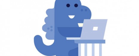 Mediante 3 sencillos pasos el dinosaurio te guía para cuidar tu privacidad en Facebook